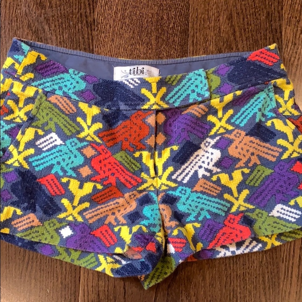 Tibi Aztec Shorts